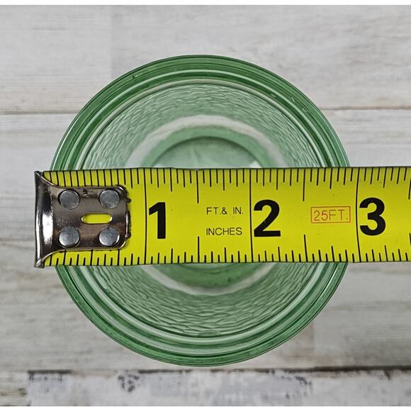 Vintage 1970s CHATEAU By LIBBEY Glass 16oz 6" Iced Tea Tumbler Green Tint - Picture 5 of 5